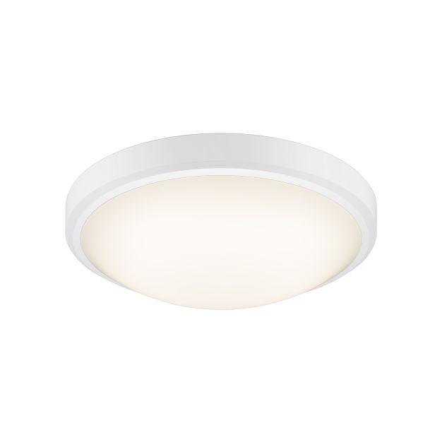 Nordlux Baton - plafonnier - Ø 31 x 9 cm - 14W LED incl. - IP54 - blanc