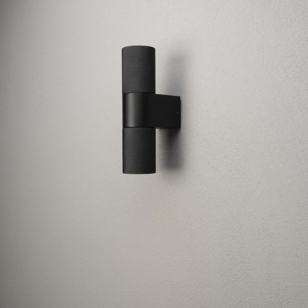 Konstsmide Temi Up&Down - applique murale - 6,5 x 23,5 x 11,5 cm - IP54 - noir