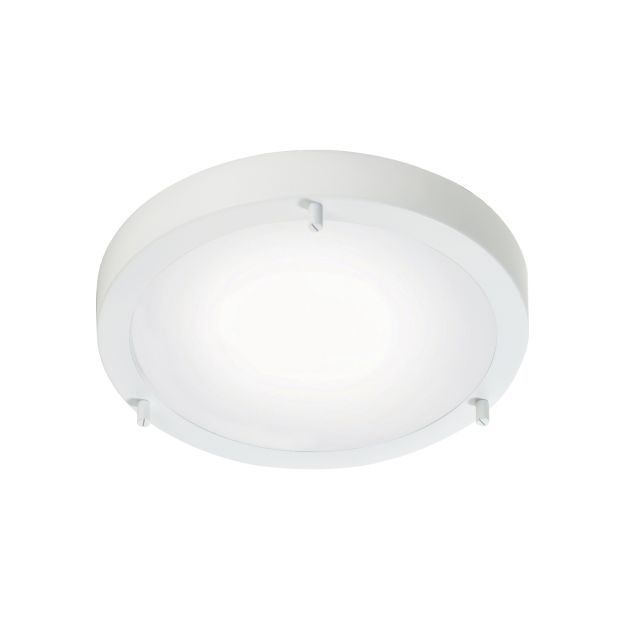 Nordlux Ancona Maxi - plafonnier - Ø 31,5 x 8 cm - IP44 - blanc