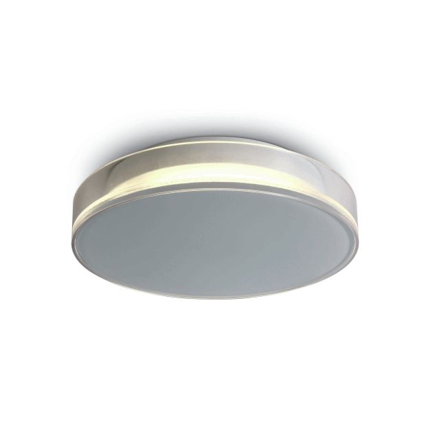 ONE Light Points lumineux intérieurs/extérieurs - plafonnier/mural extérieur - Ø 23,8 x 5,4 cm - 12W LED incl. - IP65 - blanc