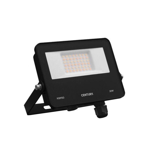 Century Italia Porteo CCT - spot - 16,2 x 3,6 x 14,4 cm - 30W LED incl - couleur de lumière réglable - IP65 - noir