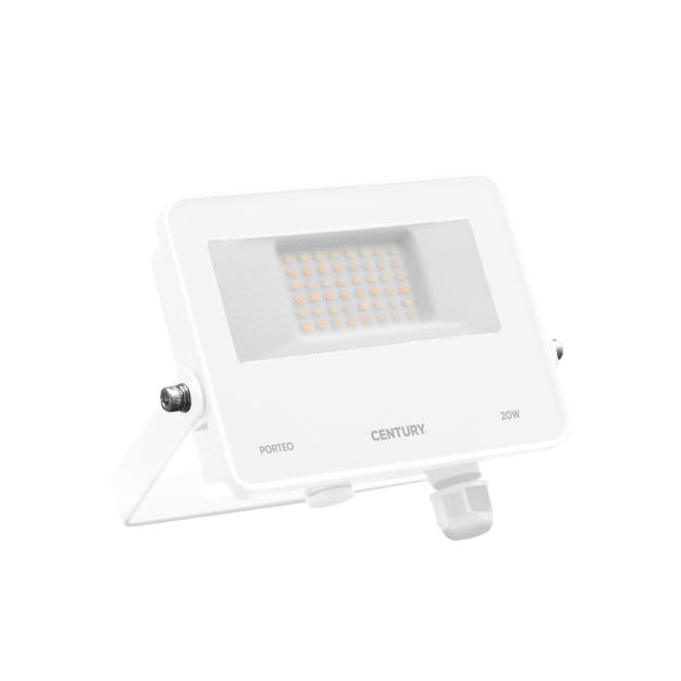 Century Italia Porteo CCT - spot - 16,2 x 3,6 x 14,4 cm - 20W LED incl - couleur de lumière réglable - IP65 - blanc