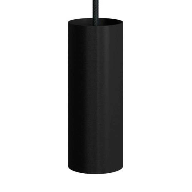 Creative Cables Tube - lampe suspendue 1L - Ø 12,5 x Ø 6 x 190 cm - noir