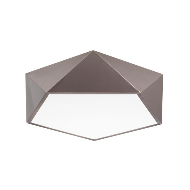 Nova Luce Darius - plafonnier - 40 x 40 x 10 cm - bronze et blanc mat