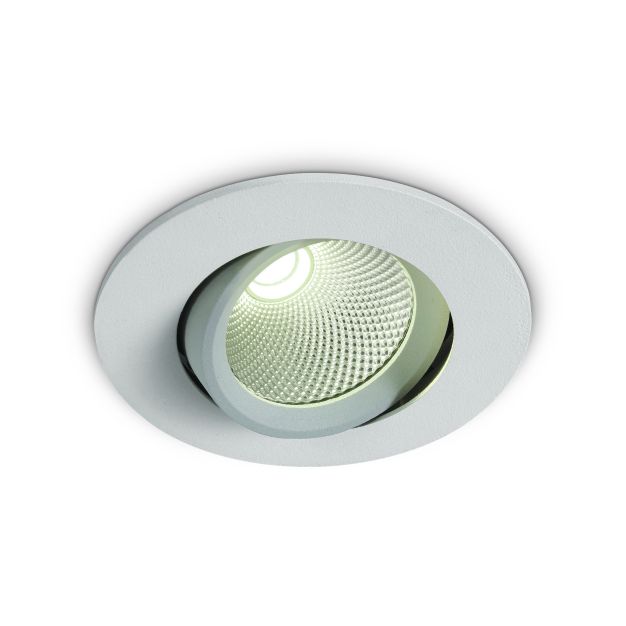 ONE Light 7W COB Range - spot encastré - Ø 90 mm, Ø 75 mm encastré - 7W - blanc