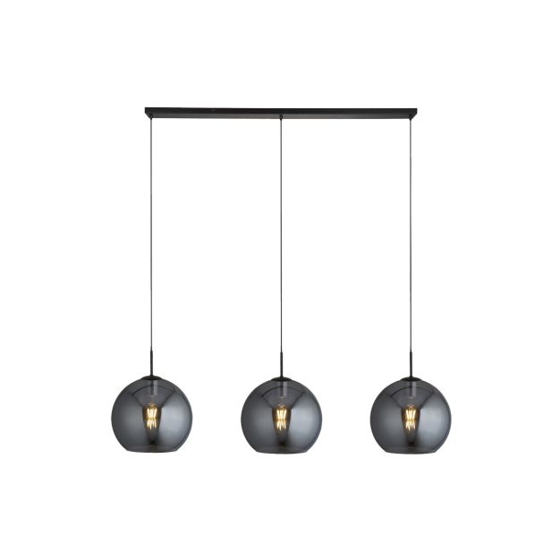 Searchlight Amsterdam - lampe suspendue - 146 x 30 x 240 cm - noir