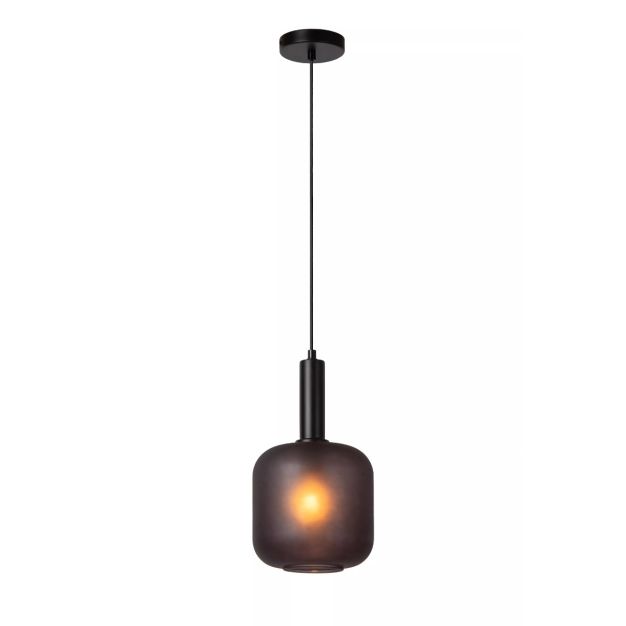 Lucide Eloise - lampe suspendue - Ø 21 x 150 cm - noir