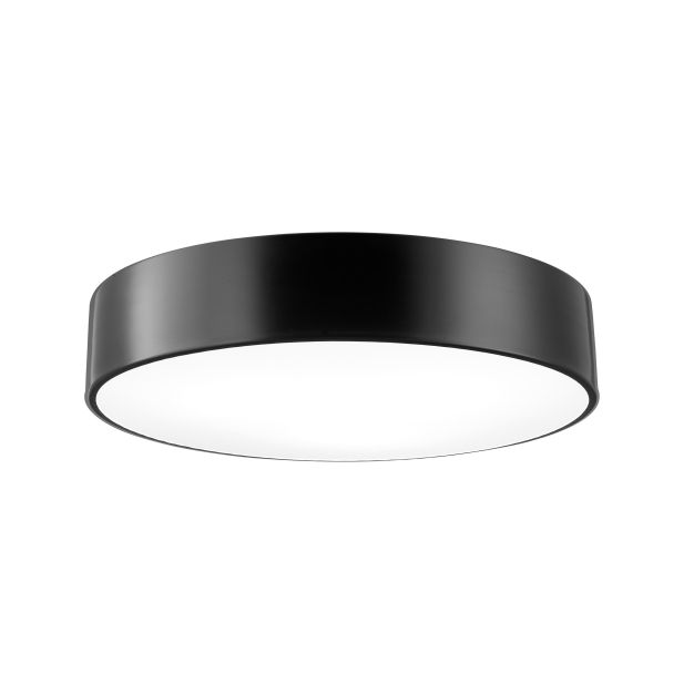 Nova Luce Roda - plafonnier - Ø 40 x 10 cm - 30W LED incl. - noir