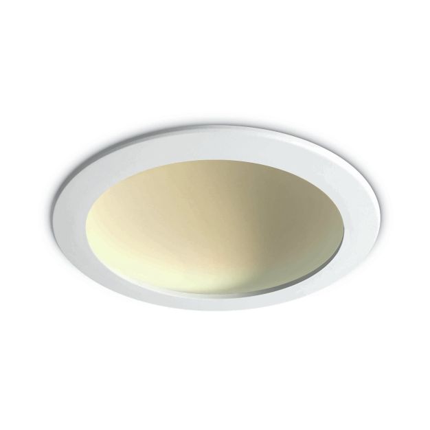 ONE Light Dark Light Dome Reflector - spot à encastrer - Ø 225 mm, Ø 210 mm encastrable - 22W LED incl. - blanc - couleur de lumière blanche