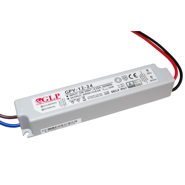 GLP driver LED - 24Vdc/230V - IP67 - 12W - non-dimmable