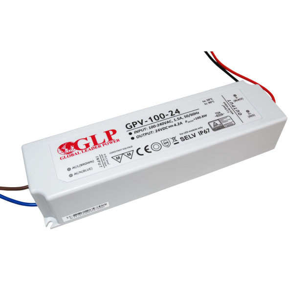 GLP driver LED - 24Vdc/230V - IP67 - 100W - non-dimmable