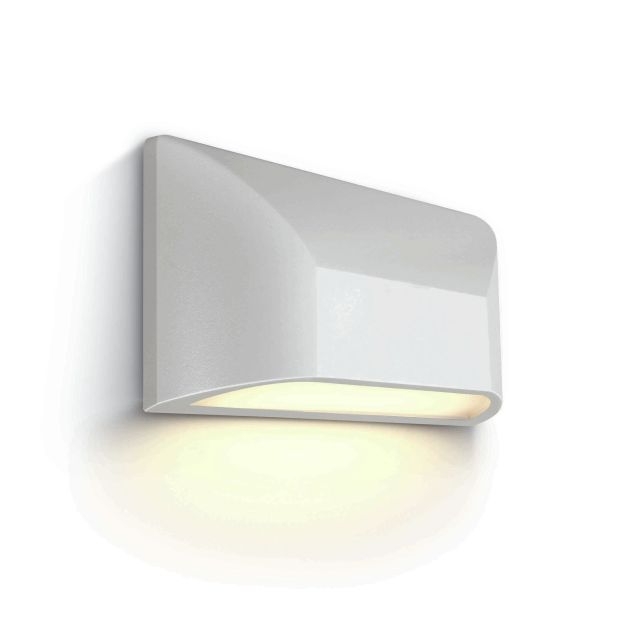 ONE Light Down Illumination - applique murale extérieure - 22 x 5,3 x 11,3 cm - 6W LED incl. - IP65 - blanc