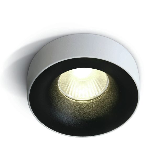 ONE Light Floating Ring Range - plafonnier - Ø 8,5 x 7 cm - 12W LED incl. - noir