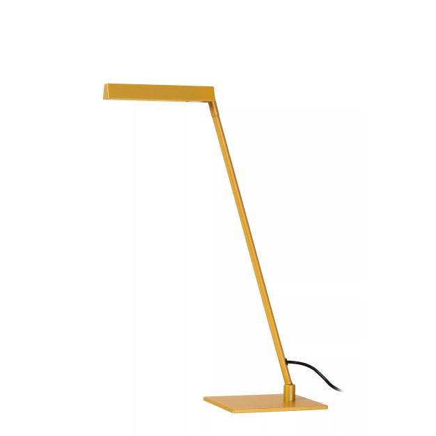 Lucide Lavale - lampe à poser - 27,2 x 13 x 42,3 cm - 3W LED avec fonction dimmer incl - ocre jaune