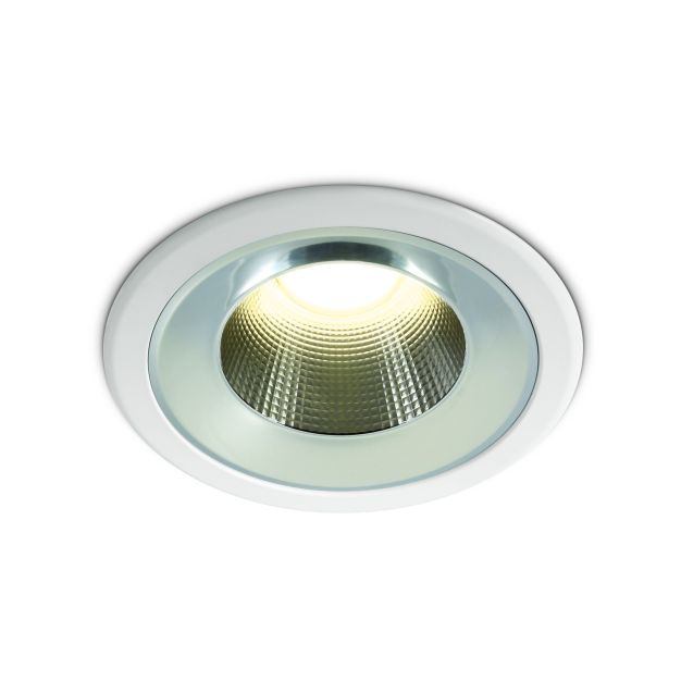 ONE Light Dark Light Project Range - spot à encastrer - Ø 11,5 mm, Ø 9,5 mm à encastrer - 10W LED incl. - IP54 - blanc - couleur de lumière blanc chaud