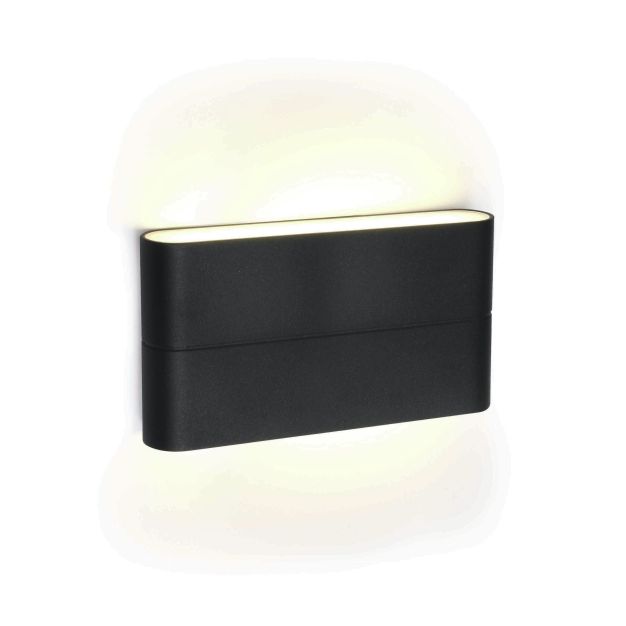 ONE Light Outdoor Slim Range - applique murale extérieure - 17,5 x 9 x 2,8 cm - 2 x 6W LED incl. - IP54 - anthracite