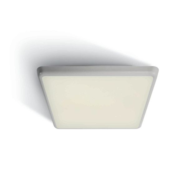 ONE Light LED Slim Plafo Range - plafonnier d'extérieur - 30 x 30 x 4 cm - 25W LED incl. - IP54 - blanc - couleur de lumière blanche