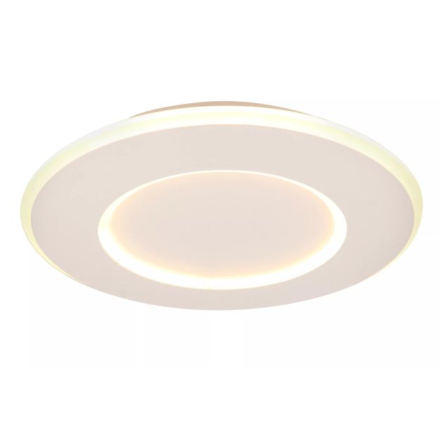 Lucide Axelle - plafonnier - Ø 39,6 x 4,6 cm - 24W LED incl - 3 StepDim - blanc