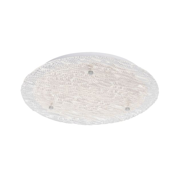 Nova Luce Wing - plafonnier - Ø 43 x 9 cm - 30W LED incl. - blanc