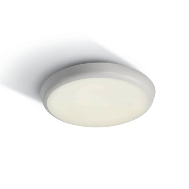 ONE Light Emergency LED Plafo - plafonnier extérieur - Ø 25 x 5 cm - 12W LED incl. - IP54 - blanc - couleur de lumière blanche