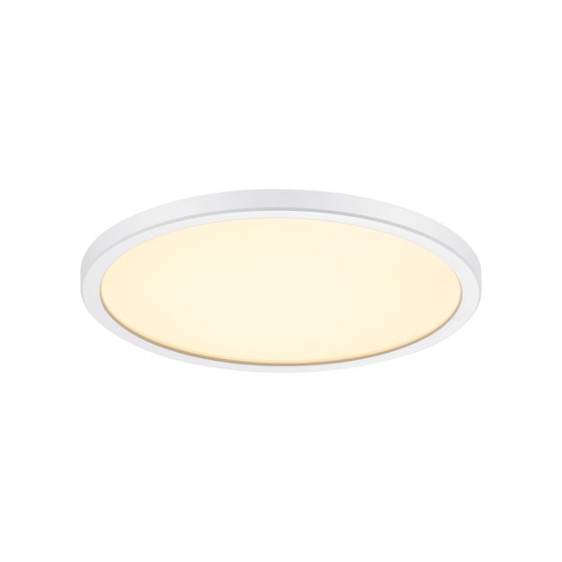 Nordlux Oja - plafonnier - Ø 24,4 x 2,3 cm - 15W LED incl. - blanc