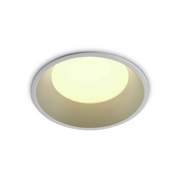 ONE Light SMD Dark Light Range - spot à encastrer - Ø 120 mm, Ø 110 mm à encastrer - 9W LED incl. - blanc - couleur de lumière blanche