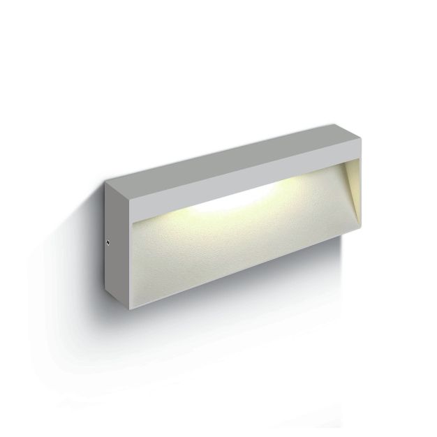 ONE Light Square Indoor/Outdoor Wall Dark Lights - applique murale extérieure - 20 x 80 x 3,2 cm - 6W LED incl - IP54 - blanc