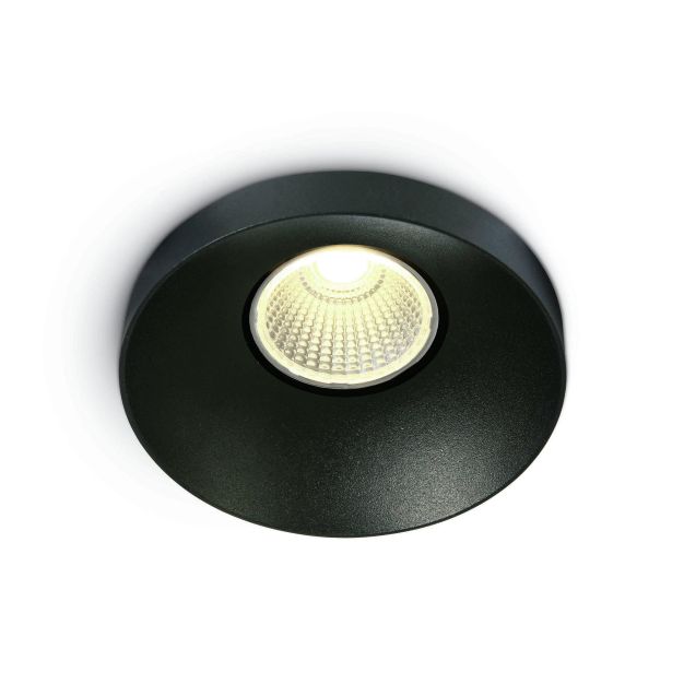 ONE Light 8W Range - spot encastré - Ø 81 mm, Ø 68 mm encastré - 8W LED incl. - noir