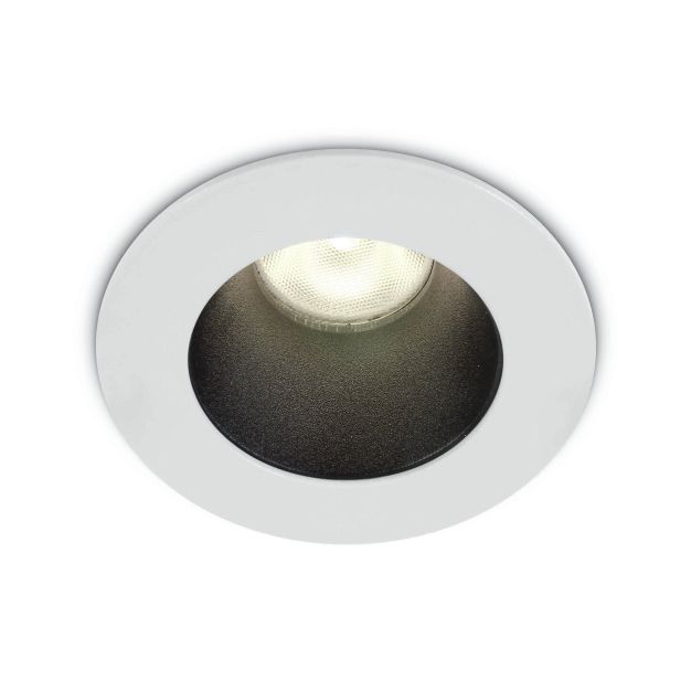 ONE Light Gamme Dark Light - spot à encastrer - Ø 88 mm, Ø 73 mm à encastrer - 8W LED incl. - blanc