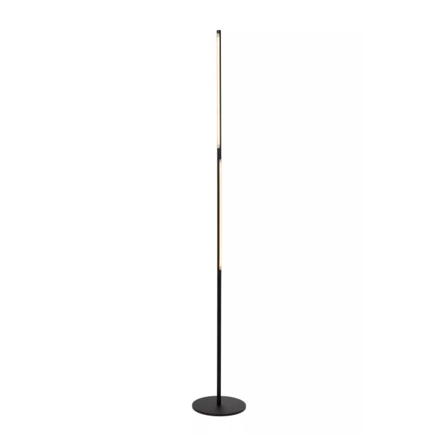 Lucide Finan - lampadaire - Ø 25 x 170 cm - 3 step dimmer - 30W dimmable LED incl - noir