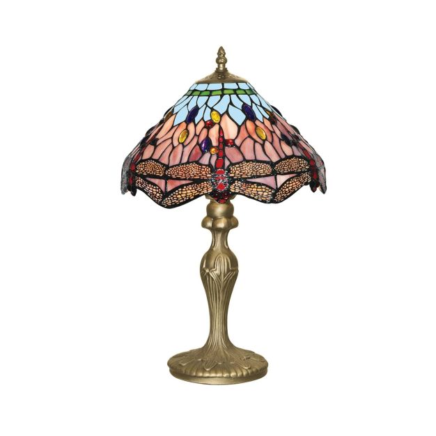 Searchlight Dragonfly - lampe à poser - Ø 14,5 x 45,5 cm - multicolore