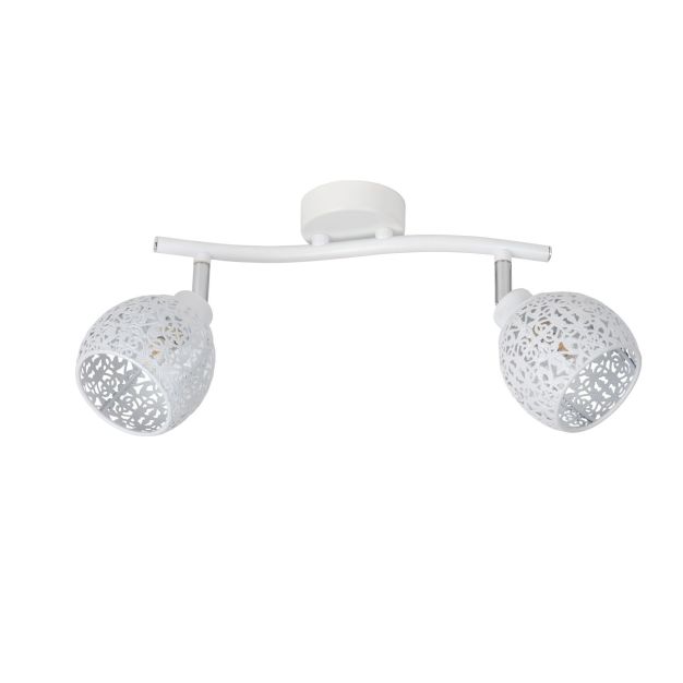 Lucide Tahar - spot en saillie 2 - 30 x9,5 x 19,5 cm - blanc