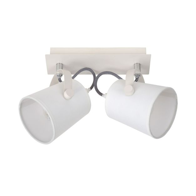 Lucide Edo - spot en saillie 2 - 36 x 12 cm - blanc