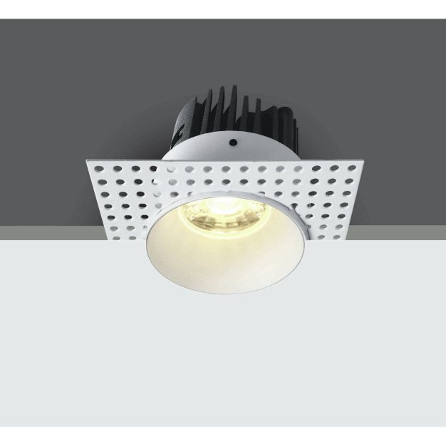 ONE Light Trimless Range - spot à encastrer - Ø 66 mm, Ø 83 mm à encastrer - 7W LED incl. - IP54 - blanc