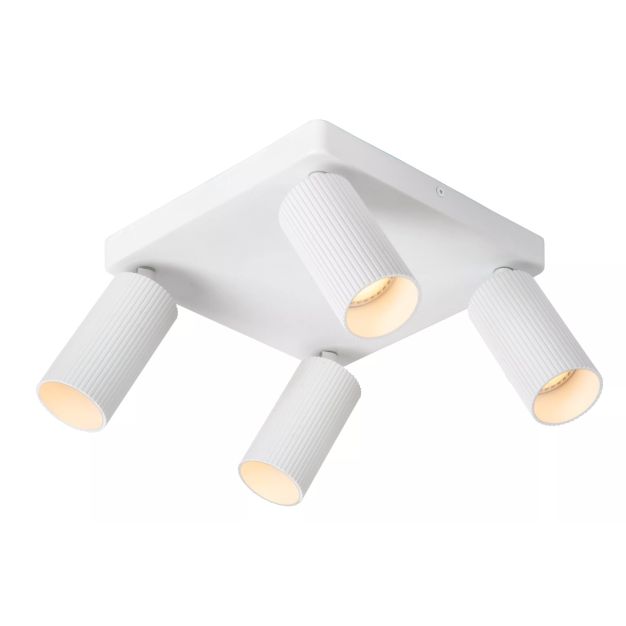 Lucide Clubs - spot en saillie - 24 x 24 x 14,9 cm - blanc