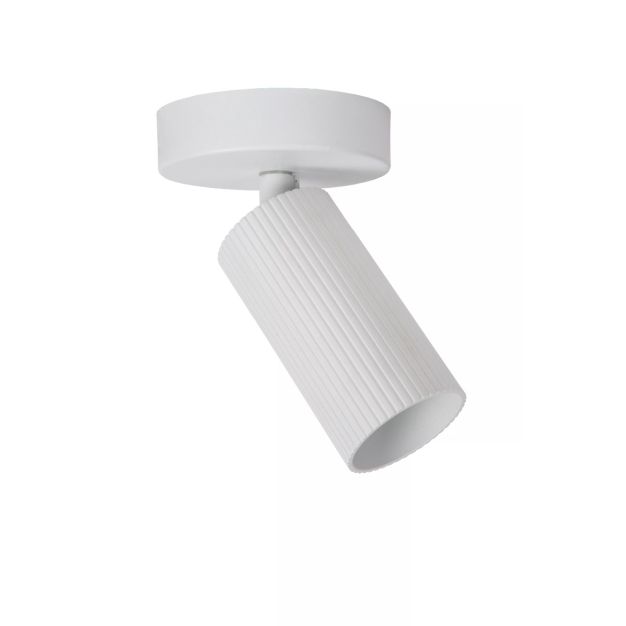 Lucide Clubs - spot en saillie - Ø 10 x 14,9 cm - blanc