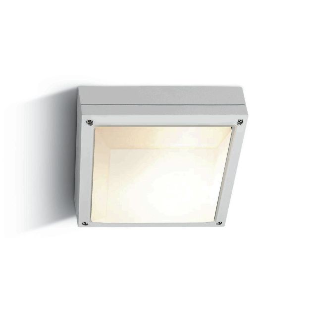 ONE Light Square E27 Outdoor - plafonnier extérieur - 27 x 27 x 8 cm - IP54 - blanc