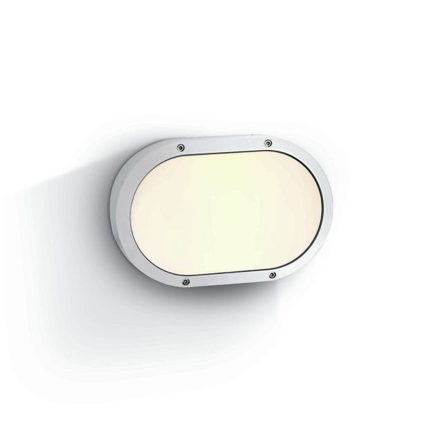 ONE Light Round E27 Outdoor - plafonnier extérieur - 27,3 x 8 x 18,1 cm - IP54 - gris