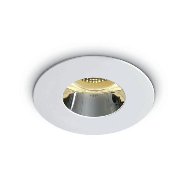 ONE Light Chill Out Range - spot encastrable - Ø 79 mm, Ø 70 mm encastrable - blanc et chrome