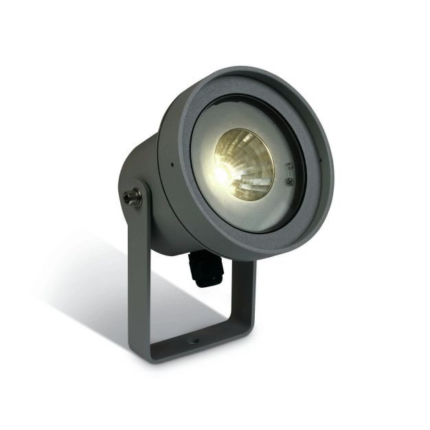 ONE Light Garden Round - spot au sol sur piquet - Ø 11,5 x 20,5 cm - 9W LED incl. - IP65 - anthracite