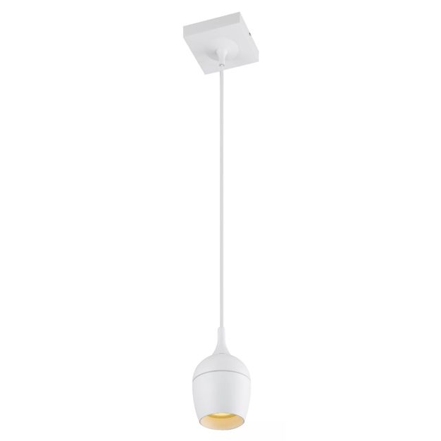 Lucide Preston - lampe suspendue - 10 x 10 x 146,7 cm - IP44 - blanc