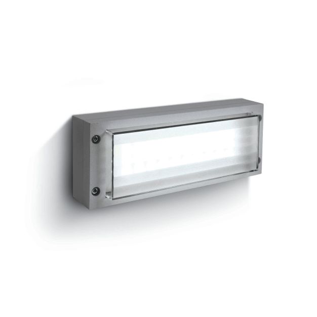 Applique extérieure ONE Light - applique extérieure - 22 x 9 x 5 cm - 3W LED incl - IP54 - gris