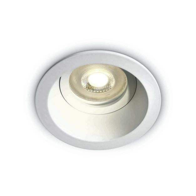 ONE Light - Gamme Dark Light - spot encastrable - Ø 85 mm, Ø 68 mm encastrable - blanc