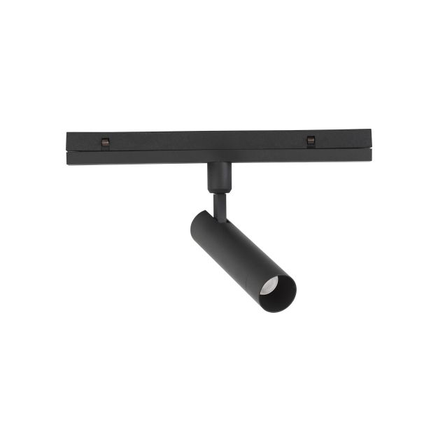 Nova Luce Aber - spot pour système de profilés magnétiques - 24, 5 x 19,6 cm - 10W LED dimmable incl. - noir sable