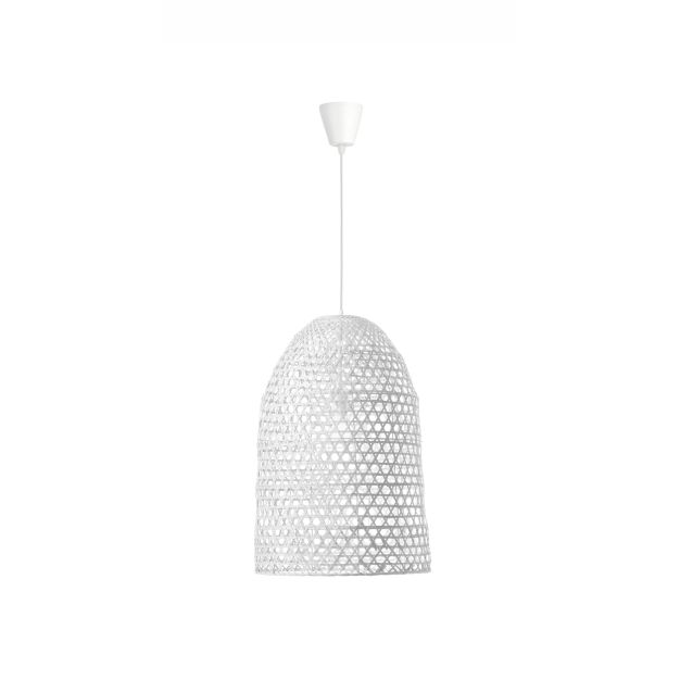 Nova Luce Aurora - lampe suspendue - Ø 40,5 x 250 cm - blanc