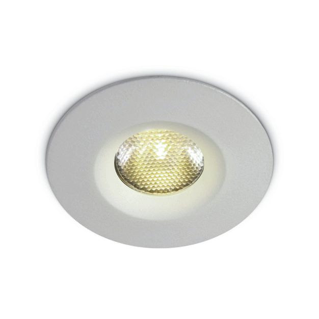 ONE Light - spot à encastrer - Ø 46 mm, Ø 38 mm encastré - 3W LED dimmable incl. - IP65 - blanc