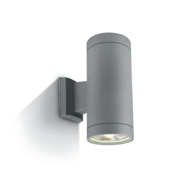 ONE Light PAR30 Outdoor Cylinders - applique murale d'extérieur - 10,8 x 25,5 cm - IP54 - gris