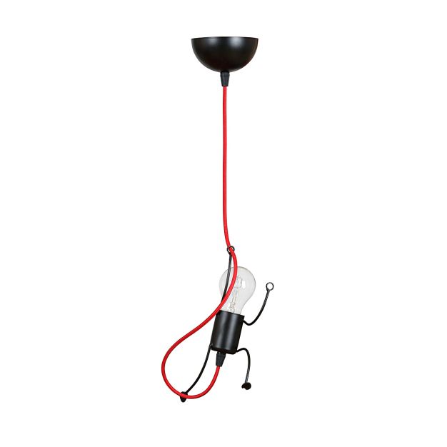 Emibig Bobi Hangman - Lampe suspendue - 14 x 60 cm - noir