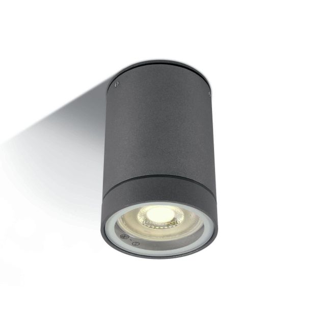 ONE Light GU10 Outdoor Cylinders - plafonnier d'extérieur - Ø 6,5 x 9,5 cm - IP54 - anthracite