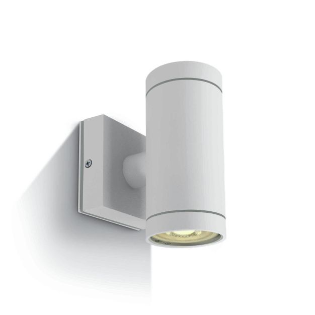 ONE Light GU10 Outdoor Cylinders - applique murale d'extérieur - Ø 6,5 x 14,2 cm - IP54 - blanc